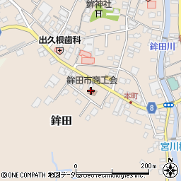 鉾田市商工会周辺の地図