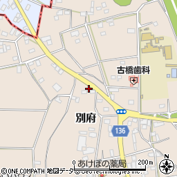 茨城県下妻市別府377周辺の地図