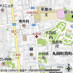 丸岡城周辺の地図