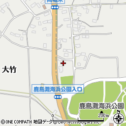 茨城県鉾田市大竹489周辺の地図