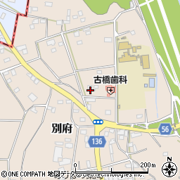 茨城県下妻市別府1154-1周辺の地図