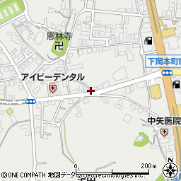 中山中学校口周辺の地図