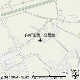 向新田第一公民館周辺の地図