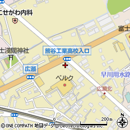 マクドナルド１４０熊谷広瀬店周辺の地図