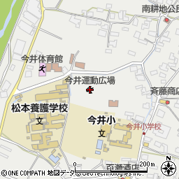 今井運動広場トイレ周辺の地図