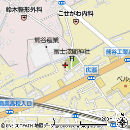 埼玉県熊谷市広瀬112-5周辺の地図