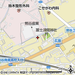 埼玉県熊谷市広瀬111周辺の地図