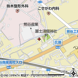埼玉県熊谷市広瀬112-12周辺の地図