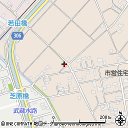 埼玉県行田市若小玉36-4周辺の地図