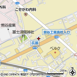埼玉県熊谷市広瀬140周辺の地図