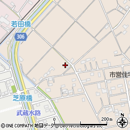 埼玉県行田市若小玉36-6周辺の地図