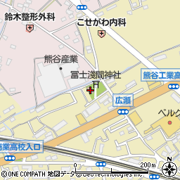 埼玉県熊谷市広瀬113周辺の地図