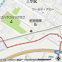 埼玉県熊谷市三ケ尻3669周辺の地図