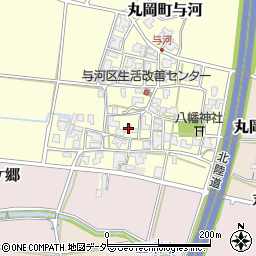 福井県坂井市丸岡町与河68-53周辺の地図