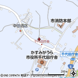 関牛乳店明治牛乳　千代田宅配センター周辺の地図