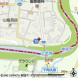 群馬県藤岡市鬼石22-22周辺の地図