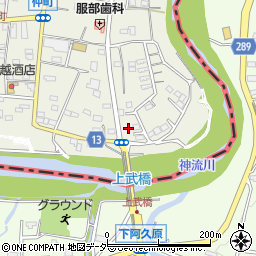 群馬県藤岡市鬼石22-34周辺の地図