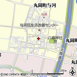 福井県坂井市丸岡町与河68周辺の地図