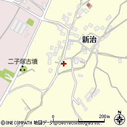 茨城県かすみがうら市新治651周辺の地図