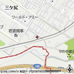 埼玉県熊谷市三ケ尻3532-1周辺の地図