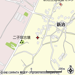 茨城県かすみがうら市新治643周辺の地図