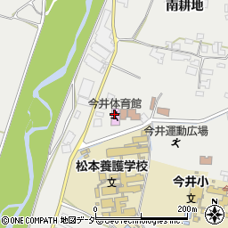 松本市今井体育館周辺の地図