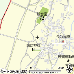 長野県松本市笹賀今周辺の地図