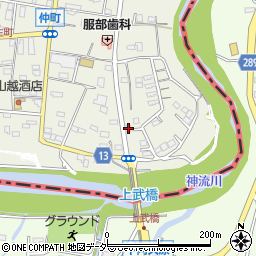 群馬県藤岡市鬼石28-2周辺の地図