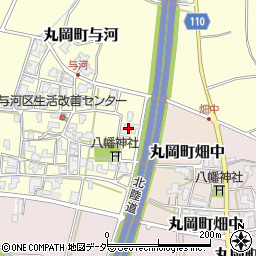 福井県坂井市丸岡町与河71周辺の地図