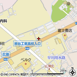 埼玉県熊谷市広瀬166周辺の地図