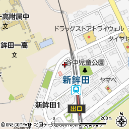 Ａ鉾田市　金庫のトラブル対応２４Ｘ３６５安心受付センター周辺の地図