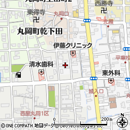 福井県坂井市丸岡町柳町周辺の地図