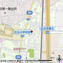 長野県塩尻市広丘原新田553周辺の地図