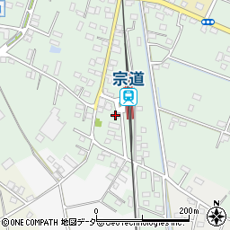 宗道小学校児童保育クラブ周辺の地図
