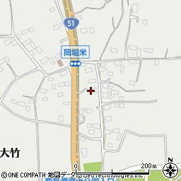 茨城県鉾田市大竹687周辺の地図