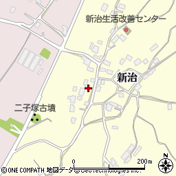 茨城県かすみがうら市新治638周辺の地図