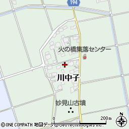 茨城県小美玉市川中子335周辺の地図