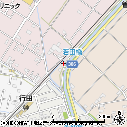 埼玉県行田市若小玉6周辺の地図