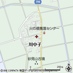 茨城県小美玉市川中子336周辺の地図