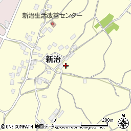 茨城県かすみがうら市新治694周辺の地図