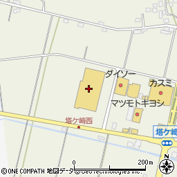 コメリハード＆グリーン鉾田塔ヶ崎店周辺の地図