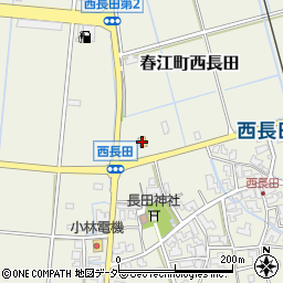 ローソン坂井西長田店周辺の地図