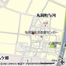 福井県坂井市丸岡町与河70-25周辺の地図