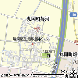 福井県坂井市丸岡町与河70-36周辺の地図