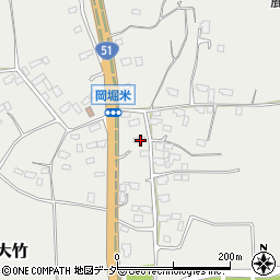 茨城県鉾田市大竹685周辺の地図