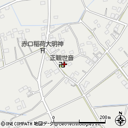 埼玉県深谷市境周辺の地図