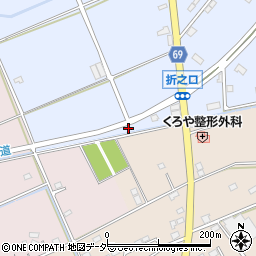 埼玉県深谷市折之口567周辺の地図