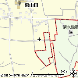 茨城県古河市東山田2519周辺の地図