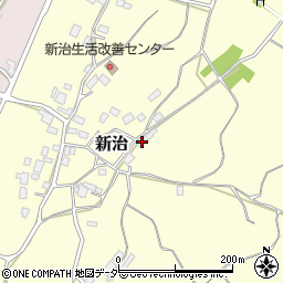 茨城県かすみがうら市新治698周辺の地図