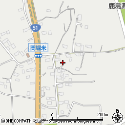 茨城県鉾田市大竹699周辺の地図